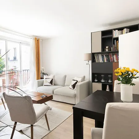 Auguste Laurent - Kp - Charming With Balcony 4 Pers 11 Apartament Paryż